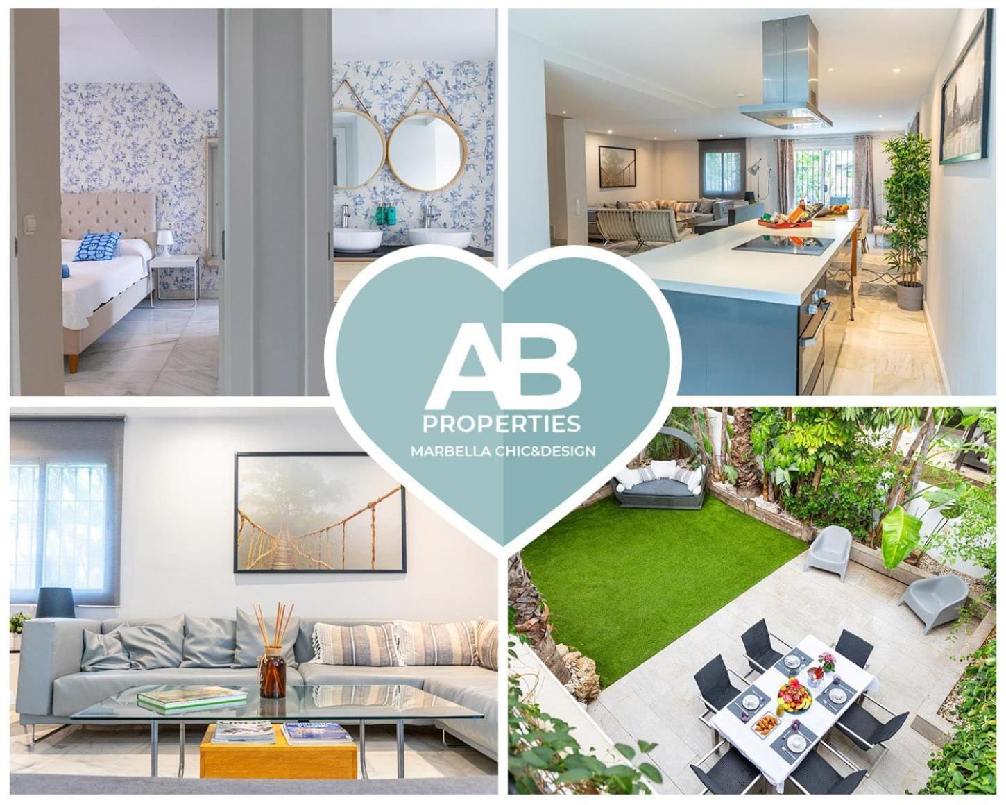 Ab -design House Marbella- 3 Mn De Puerto Banus - Golden Mile - Tropical Garden And Pool Rumah liburan *